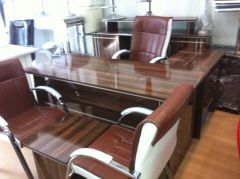 AB Zuleons Ofis Koltuklu Masa Makam Takımı