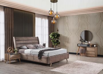 Klas Modern Bazalı Yatak Odası Takımı