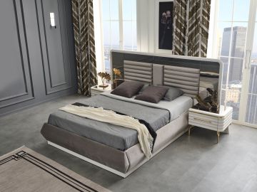 Asel Modern Bazalı Yatak Odası Takımı