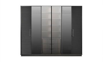 Asel Antrasit Modern Bazalı Yatak Odası Takımı