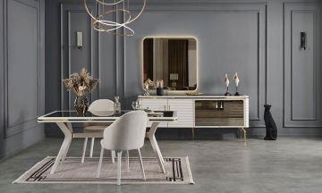 Asel Modern Yemek Odası Takımı
