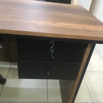 AB Karizma Koltuklu Masa Ofis Büro Mağaza Şef Personel Çalışma Masa Tam Takımı 160 Cm