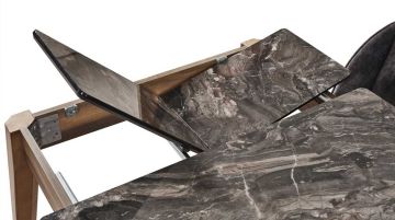 Klas Ceviz Modern Yemek Odası Takımı