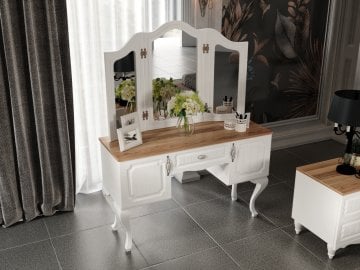 Safir Deluxe Mdf Country Yatak Odası Takımı Ss