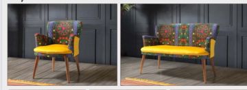 Carmen Çay Seti Koltuk Takımı Salon Balkon Takımı 2+1+1