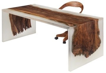 Lara Ofis Masası Doğal Ağaç Office Table 200X90