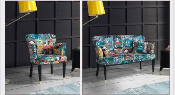 Frida Çay Seti Koltuk Takımı Salon Balkon Takımı 2+1+1