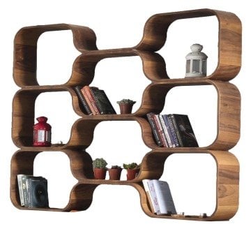 Petek Vitrin Kitaplık Wd