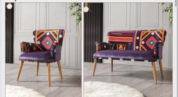 Argın Çay Seti Koltuk Takımı Salon Balkon Takımı 2+1+1