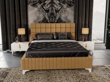 Efsane Mdf Retro Yatak Dahil Yatak Odası Takımı Ss