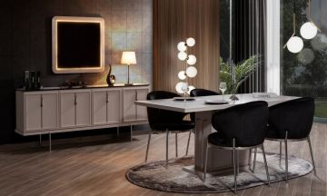 İnci Modern Yemek Odası Takımı