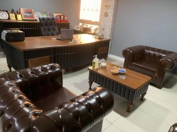 Baron Vip Oturma Gruplu Doğal Ahşap Ofis Masa Makam Takımı