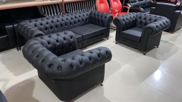 Vip Ofis Makam Chester Oturma Grubu Takımı