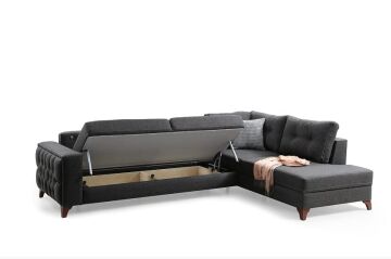 Özge Köşe Yataklı Sandıklı Koltuk Takımı