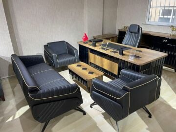Togg Vip Yönetici Makam Oturma Grubu 3-1-1 Ofis Koltuk Takımı