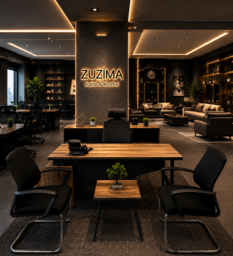 Lina Modern Yönetici Ofis Koltuklu Masa Takımı