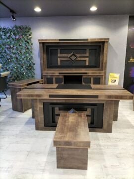 Trend Üniteli Oturma Gruplu Yönetici Ofis Makam Takımı