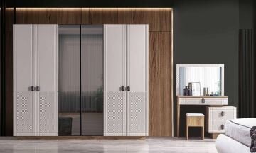 Luna Modern Bazalı Yatak Odası Takımı