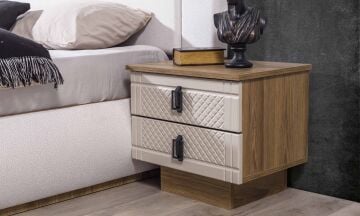 Luna Modern Bazalı Yatak Odası Takımı