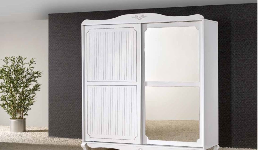 FL Pera Modern Country Sürgülü Dolap 180 CM