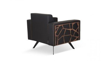 Retro Ahşap Ayaklı Kanepe