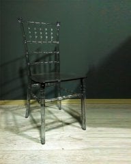 SF Tiffany Salon Mutfak Şeffaf Organizasyon Davet Sandalyesi