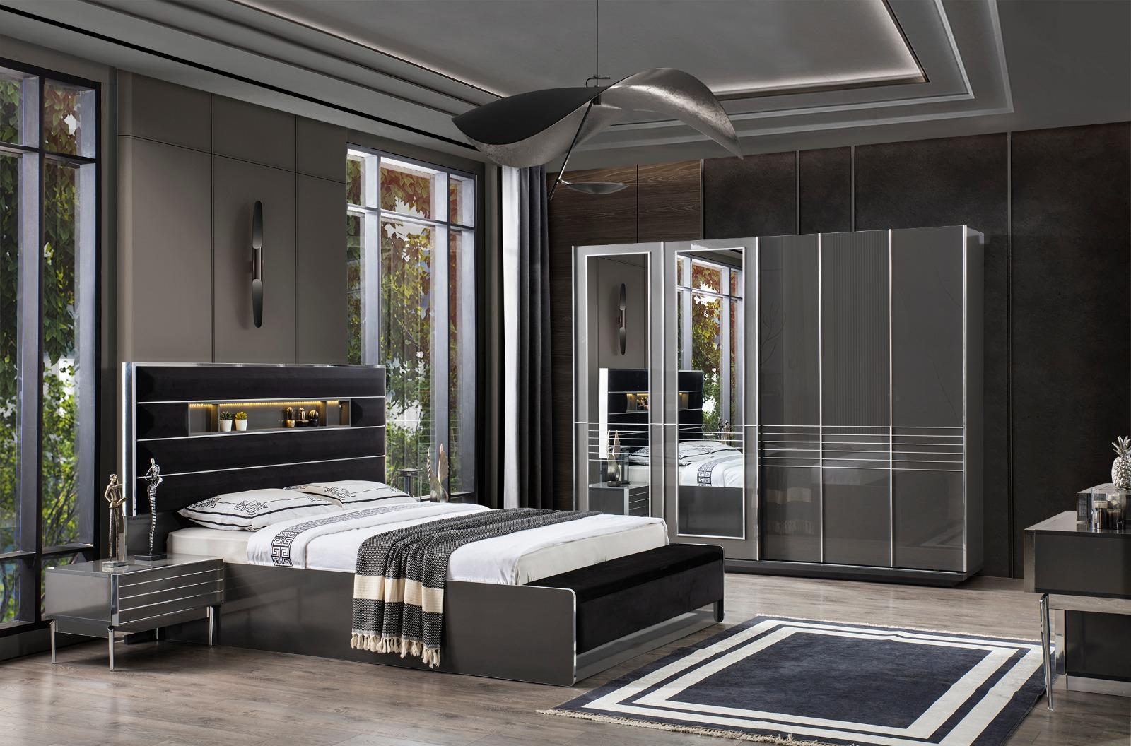 Rio Yatak Odası Takımı Bazalı Puflu