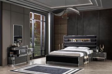 Rio Yatak Odası Takımı Bazalı Puflu