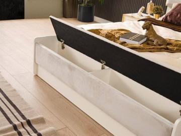 Rio Aytaşı Yatak Odası Takımı Bazalı Puflu