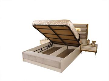 Rio Aytaşı Yatak Odası Takımı Bazalı Puflu