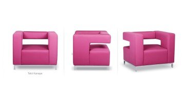 Planet Ahşap Ayaklı Kanepe