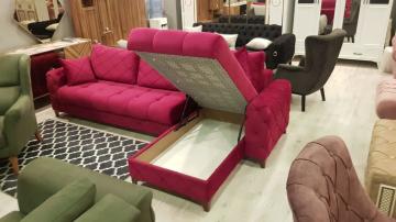 Özgür Chester Köşe Koltuk Kanepe Oturma Odası Takımı SR