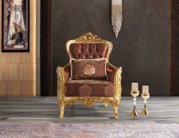 Hünkar Klasik Koltuk Takımı 3+3+1+1 Orta Sehpa Hediyeli Ds