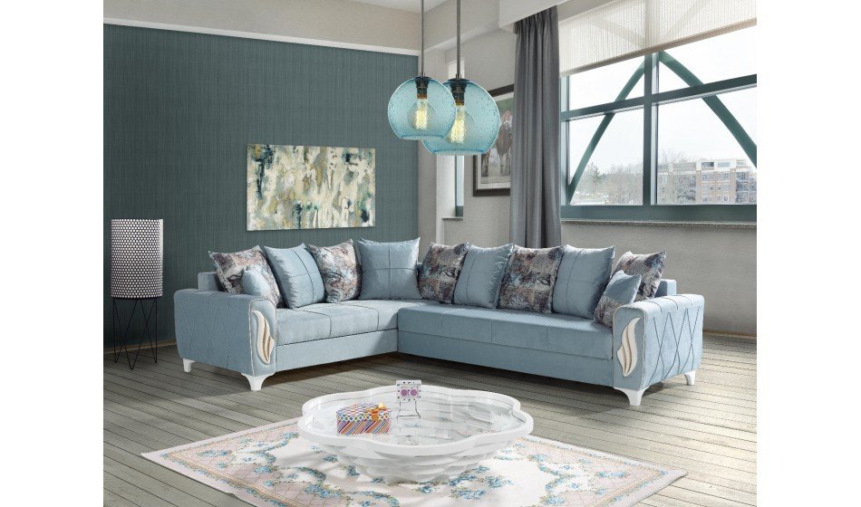 WN Nisan Modern Salon Oturma Odası Köşe Koltuk Takımı