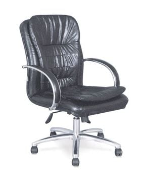 Ruben Senkron Yönetici Makam Çalışma Bekleme Koltuğu Krom
