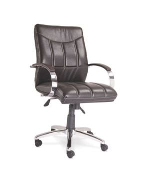 Hazar Yönetici Makam Çalışma Bekleme Koltuğu Krom