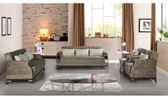WN Linda Modern Salon Oturma Odası Koltuk Takımı 3+3+1+1