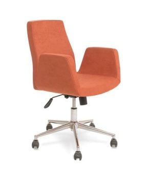 Shine Modern Yönetici Makam Çalışma Bekleme Koltuğu Krom