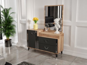 Pırıltı Mdf Retro Yatak Odası Takımı Ss