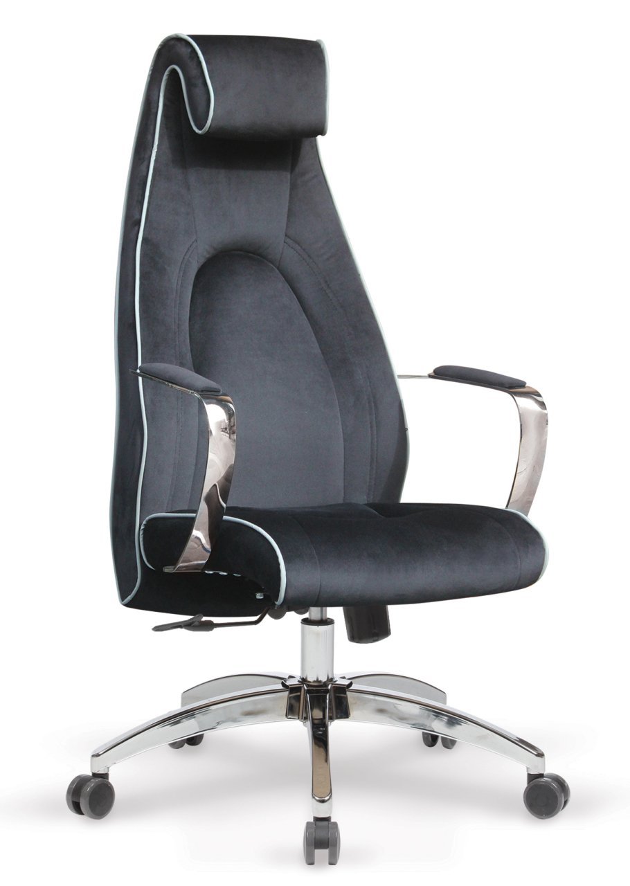 Truva Müdür Koltuğu Çift Kollu Kuyruklu Tilt Mkz. Krom Yıldız Ayaklı