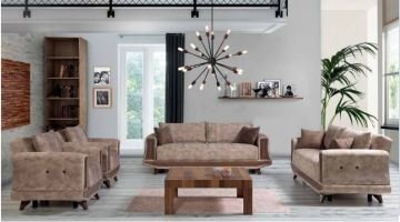 WN Adel Modern Salon Oturma Odası Koltuk Takımı 3+3+1+1