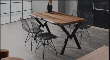 Tel  Sandalye Masa Takımı