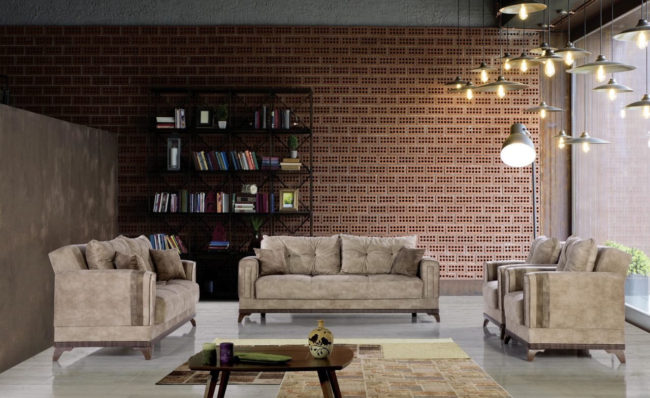 WN Madrid Modern Salon Oturma Odası Koltuk Takımı 3+3+1+1