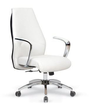 Trend Şef Koltuğu Çift Kollu Kuyruklu Tilt Mkz. Krom Yıldız Ayaklı