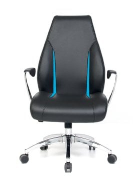 Royal Şef Koltuğu Çift Kollu Kuyruklu Tilt Mkz. Krom Yıldız Ayaklı