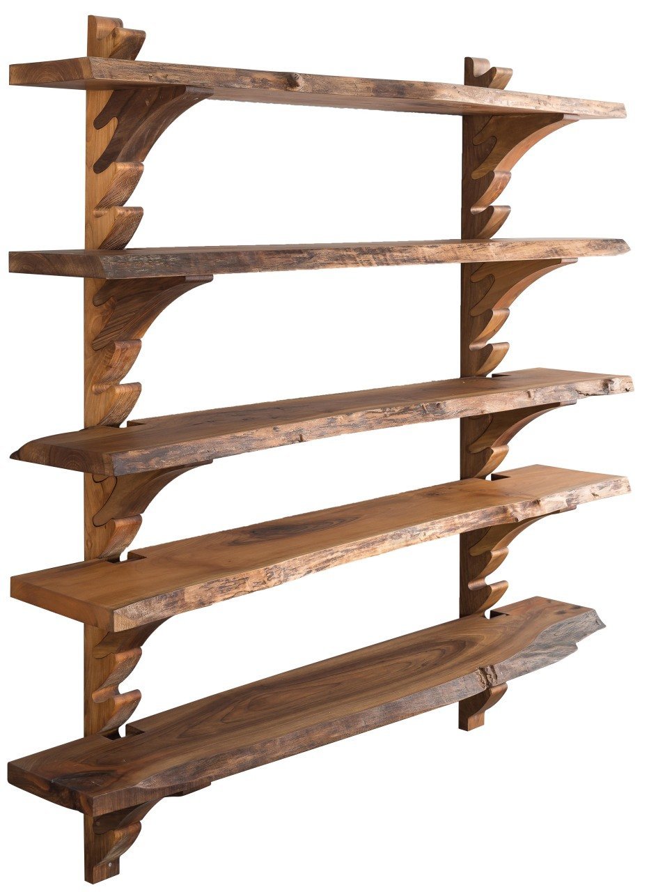 Big Doğal Ağaç Raf Shelf Wd