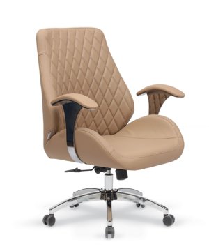 Daisy Şef Koltuğu Çift Kollu Kuyruklu Tilt Mkz. Krom Yıldız Ayaklı