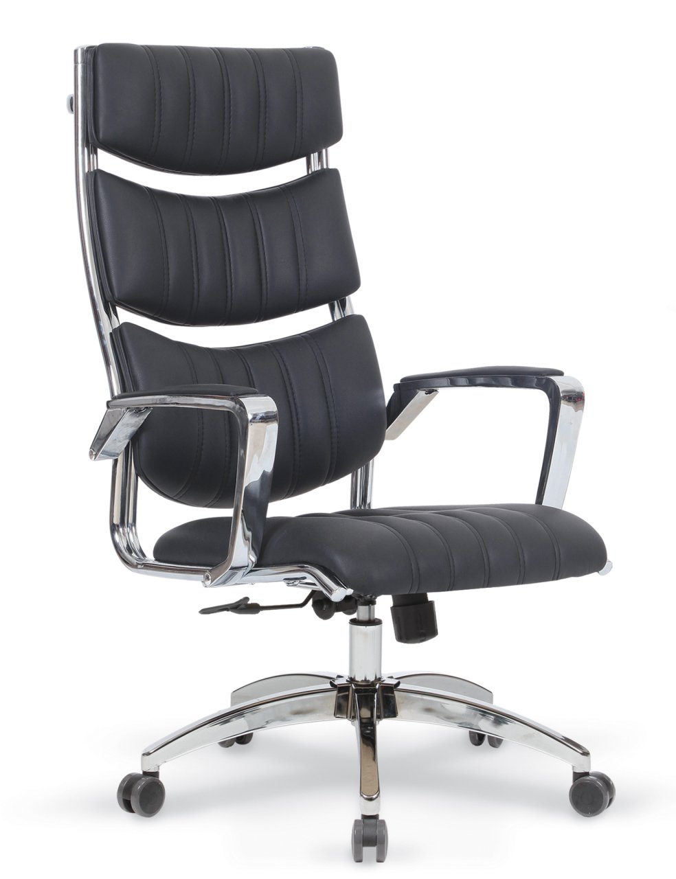 Vella Müdür Koltuğu Çift Kollu Tilt Mkz. Krom Yıldız Ayaklı