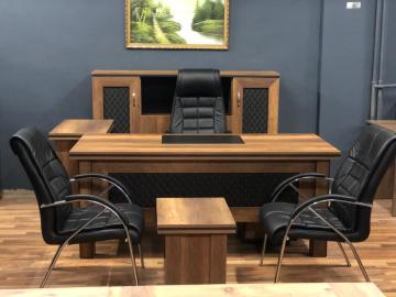 İkon Ofis Büro Makam Koltuklu Yönetici Masa Takımı OZ