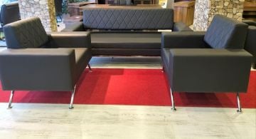 Atlanta Oturma Grubu Üç Kişilik Kanepeli Üçlü Koltuk Takımı